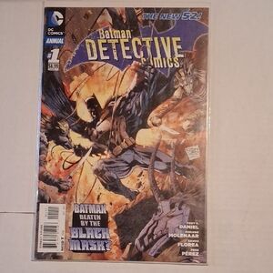 DC Comics Batman Detective Comics Annual – Blue, Black & Orange Cover Art